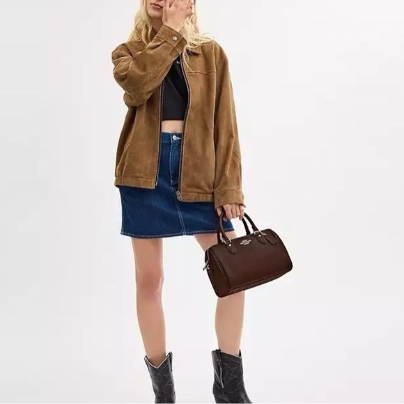 NWT Coach Rowan Satchel leather CV962 - Picture 6 of 7